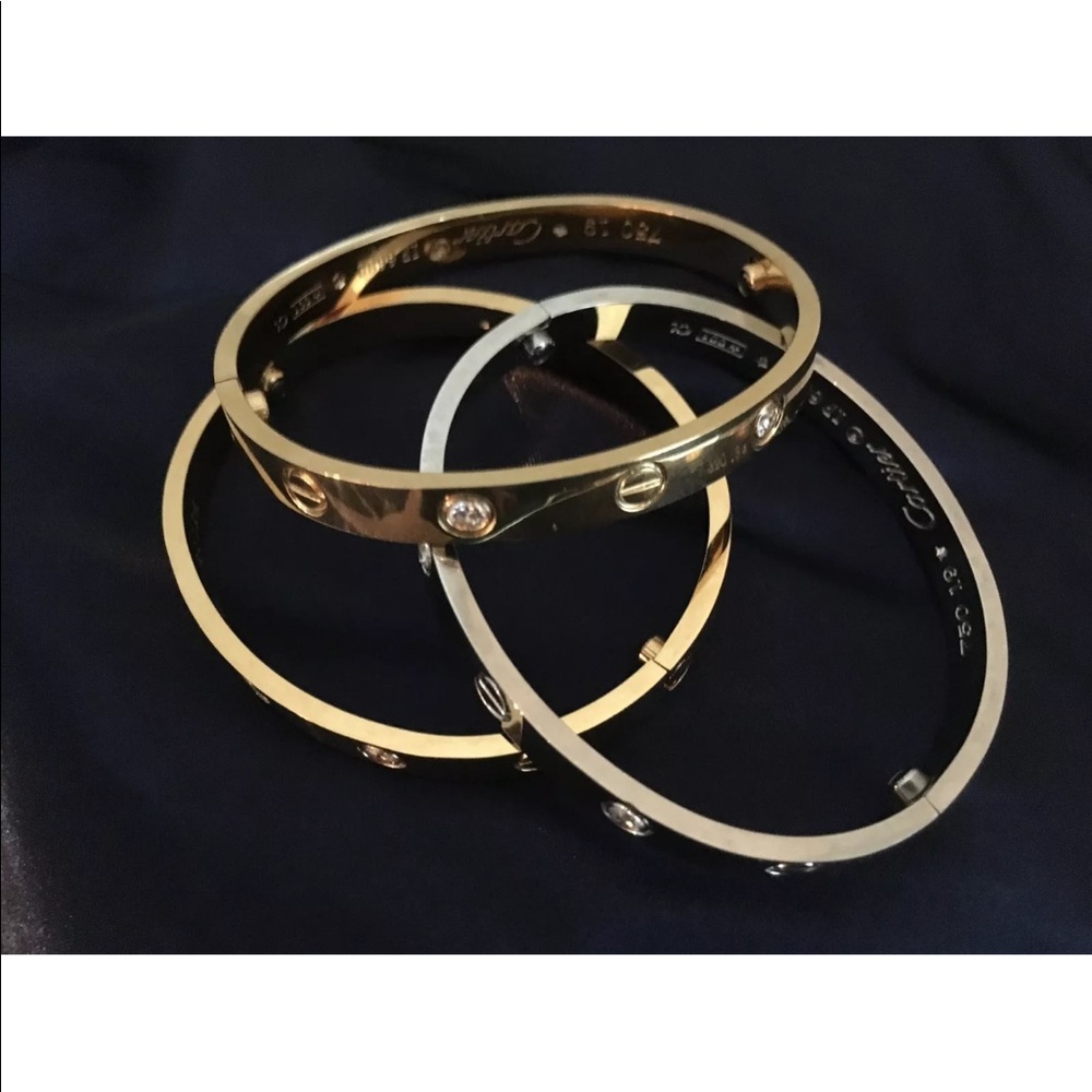 Designer inspired gold bracelet